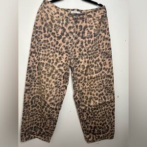 Barrel Leopard pants